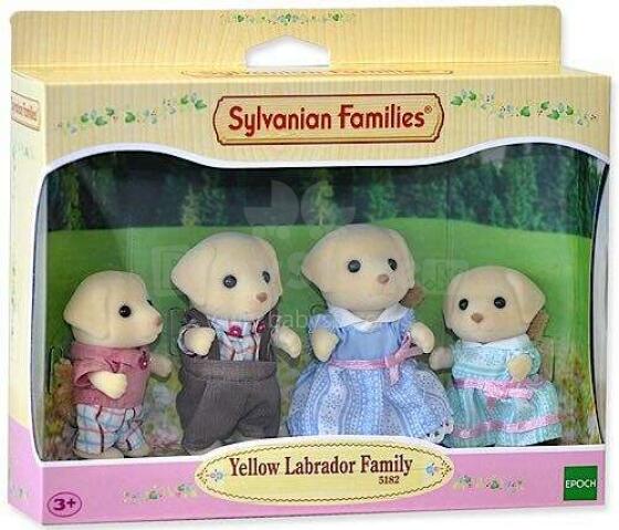 Sylvanian Families Dzelteno labradoru ģimene