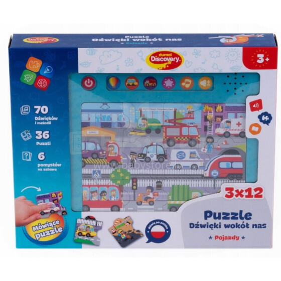 Dumel Music Puzzle Art.82719 Puzle ar skaņam