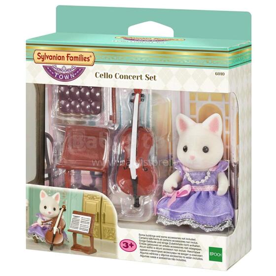 Sylvanian Families Art.6010 Кот Виолончелистка