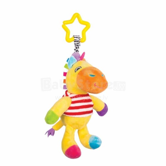 Laimingas sraigės kabantis žaislas - žirafa