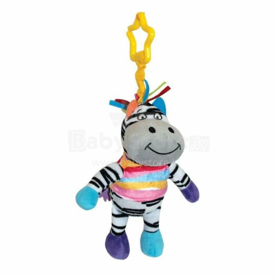 Laimingas sraigės kabantis žaislas - zebras