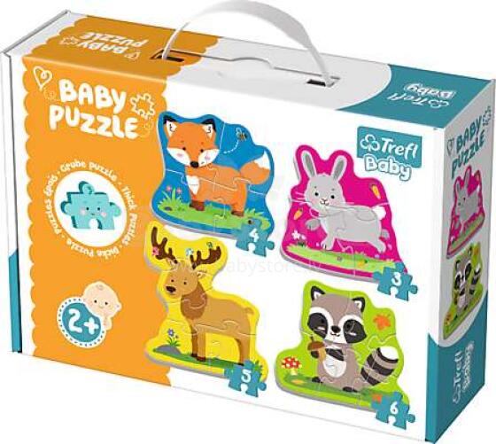 Trefl Baby puzle„Meža dzīvnieki Art. 36077T