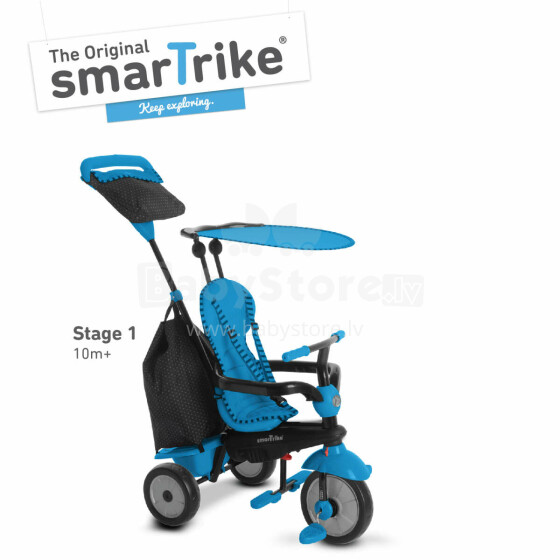 „SMARTRIKE Tricycle Glow“, mėlyna