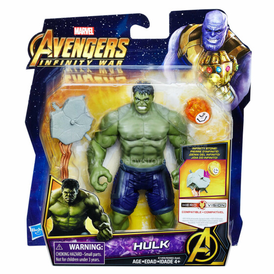 Avengers figūra ar aksesuāriem, 15 cm