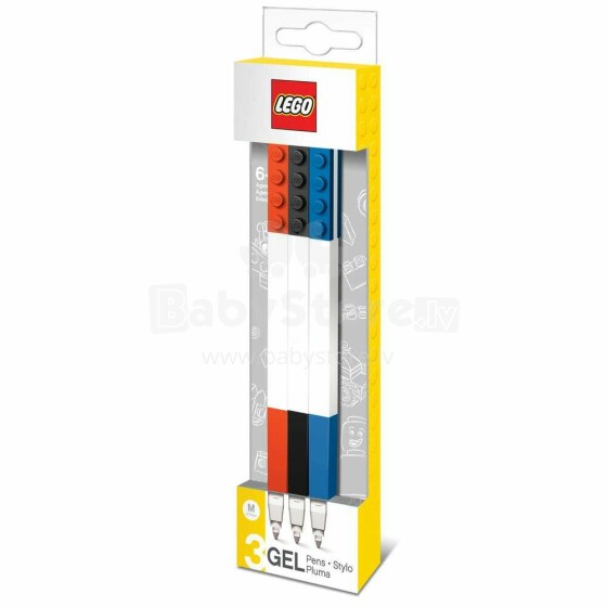 IQ LEGO STATIONERY Gēla pildspalvas, 3 gab.