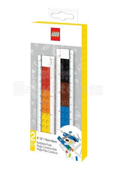 IQ LEGO STATIONERY Sulankstoma liniuotė, 30 cm