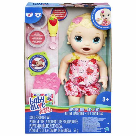 HASBRO BABY ALIVE Lelle Lily Blond