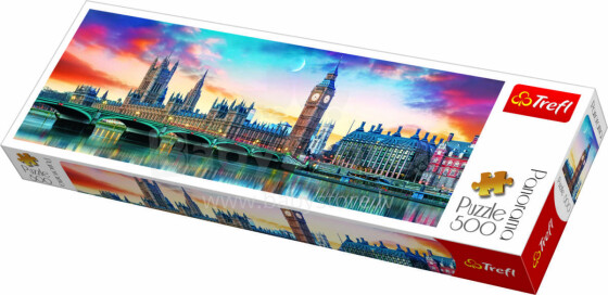 TREFL Puzzle Londono panorama, 500 vnt.