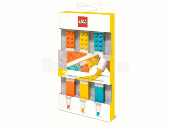 IQ LEGO STATIONERY Marķieri 2.0 (3 gab.)