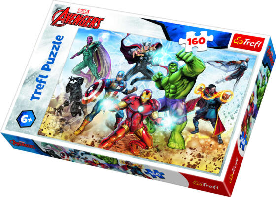 Trefl Avengers Art.125881 Пазл,160 шт