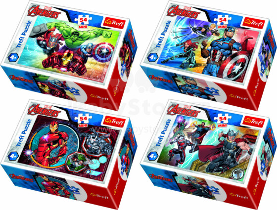 „TREFL Mini Puzzle Avengers“, 54 m