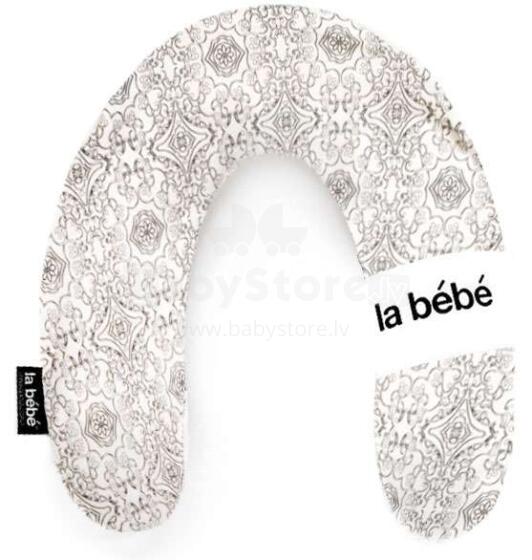 La Bebe™ Rich Cotton Nursing Maternity Pillow Art.12606 Art Deco Подкова для сна / кормления малыша, 30x104 cm