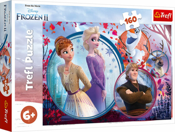 „TREFL Puzzle Frozen 2“, 160 vnt.