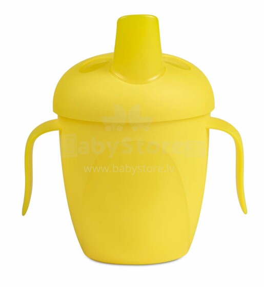 CANPOL BABIES non-spill cup with hard spout 240ml Tropical Bird, 76/001_yel