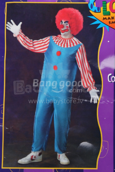 4KIDS International Art.191879 Карнавальный костюм Клоун, для взрослых