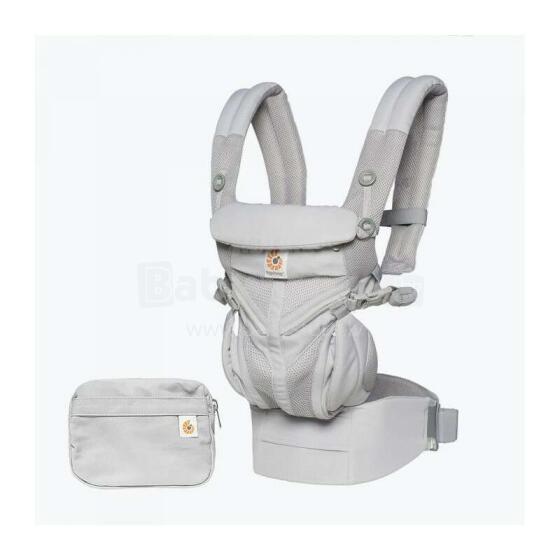 ERGOBABY ķengursoma Omni 360 Cool Air Mesh Pearl Grey BCS360PGREY