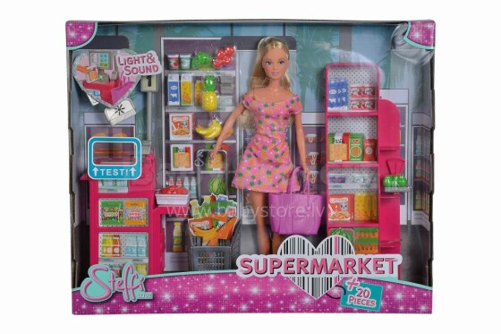 STEFFI LOVE lėlių rinkinys „Supermarket“, 105733449
