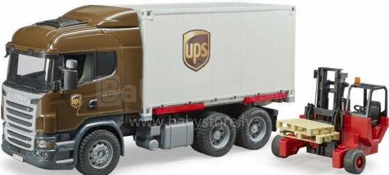 Bruder Art.03581  kravas auto UPS ar autoiekrāvēju