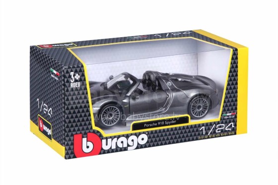 BBURAGO automobilis 1/24 „Porsche 918 Spyder“, 18-21076