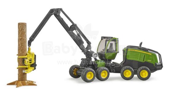 BRUDER John Deere 1270G kombains ar 1 baļķi, 02135
