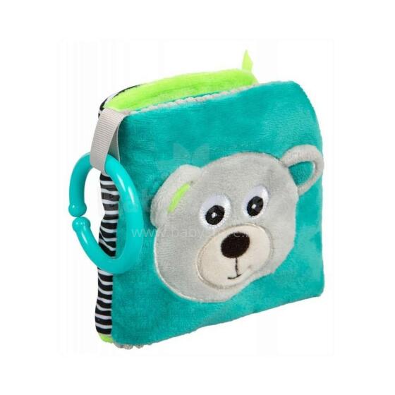 Mīksta grāmatiņa BEAR Canpol 68/075 grey