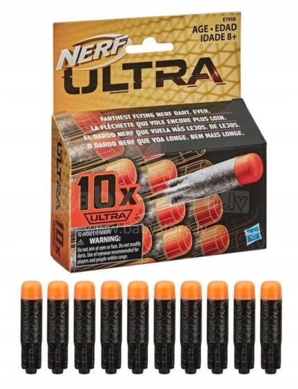 Nerf Ultra Art.ZAB011804 šautriņas Ultra 10 gab.,