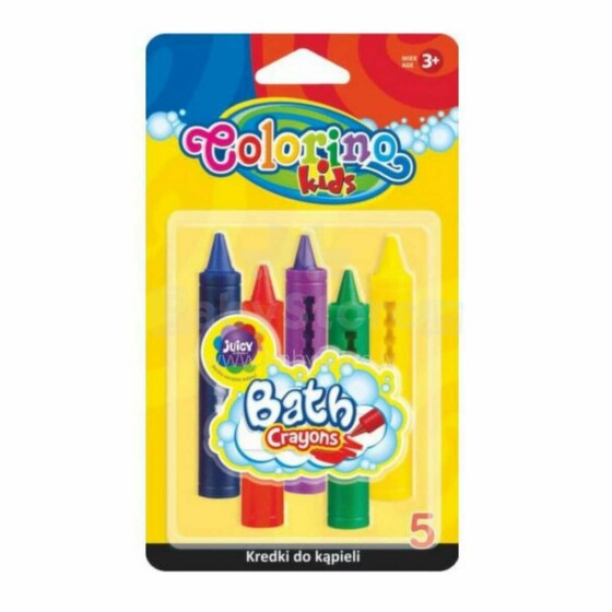 ColorinoKids Art.67300PTR Bath Crayons Bērnu vannas attīstošā rotaļlieta Krītiņi