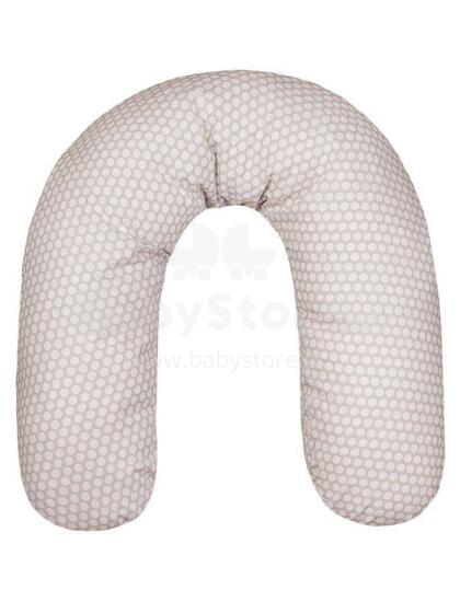 WOMAR barošanas spilvens ar poliestera granulām 170 Comfort Exclusive Grey