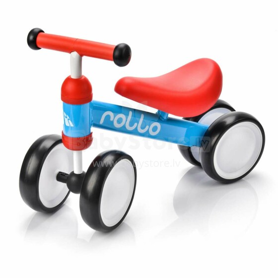Meteor® Balance Bike Rollo Art.22637 mėlynas vaikų motoroleris su metaliniu rėmu