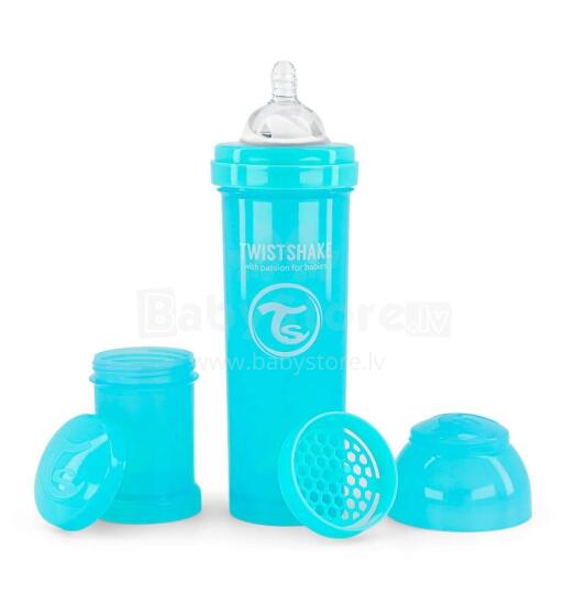 Twistshake Anti Colic Art.78262 Pastel Blue  Анти-коликовая бутылочка 330 мл