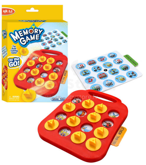 FUNVILLE GAMES atmiņu veicinošā spēle, ceļojumu versija, 61144