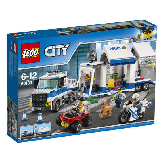 60139 LEGO® City Police Mobilais komandcentrs