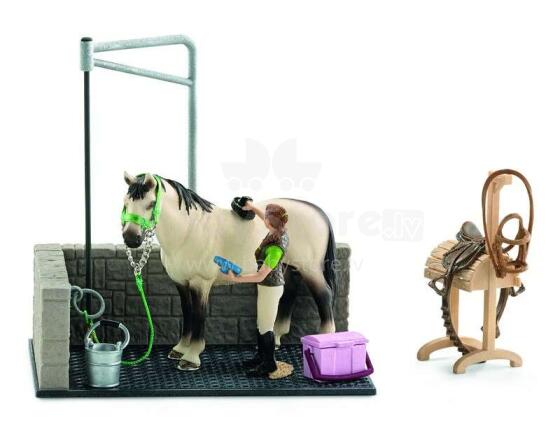 SCHLEICH HORSE CLUB Zirgu vieta mazgāšanai