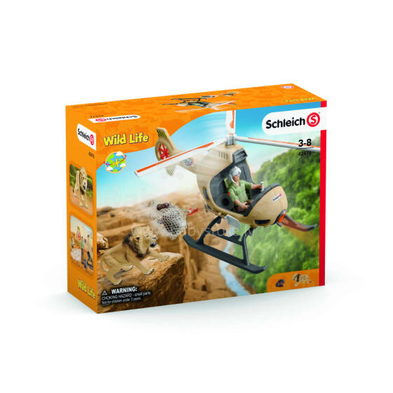 SCHLEICH WILD LIFE Helikopters dzīvnieku glābšanai