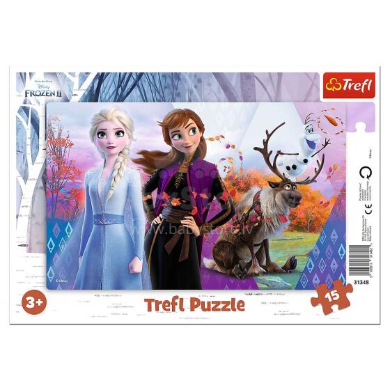 Trefl Frozen Art.129111 Пазл,15 шт.
