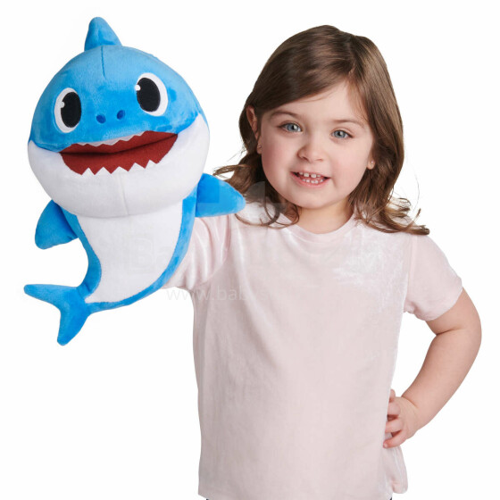 SMART PLAY BABY SHARK Dziesmu lelles ar tempa kontroli - Daddy Shark, 35 cm