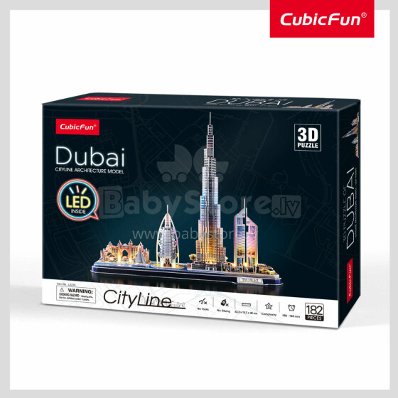 CUBICFUN City Line 3d BL puzle Dubaija