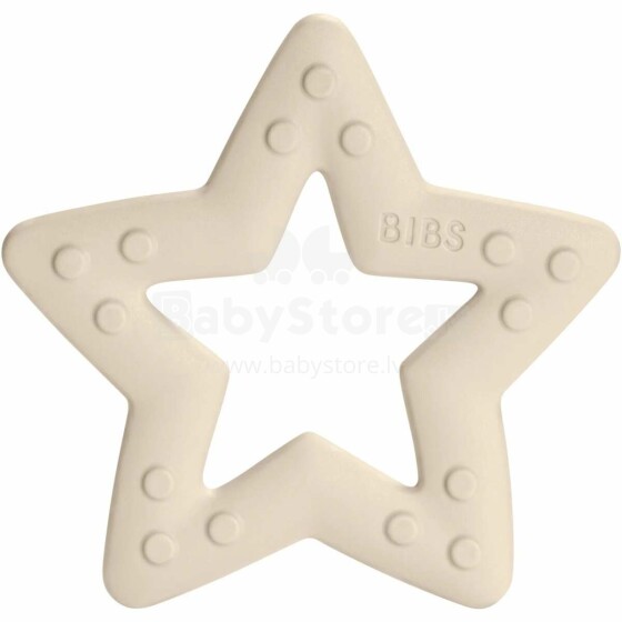 Bibs Baby Bitie Stars Art.129620 Ivory  Kožamā rotaļlieta