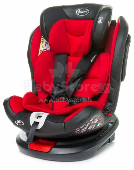 4Baby Roto Fix Art.129795 Red  Детское автомобильное кресло 0-36кг