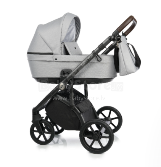 NordBaby Active Plus Granite Frame Art.129829 Brilliant Gray Bērnu universālie kulbu/sporta ratiņi 2 vienā (Skandināvu)