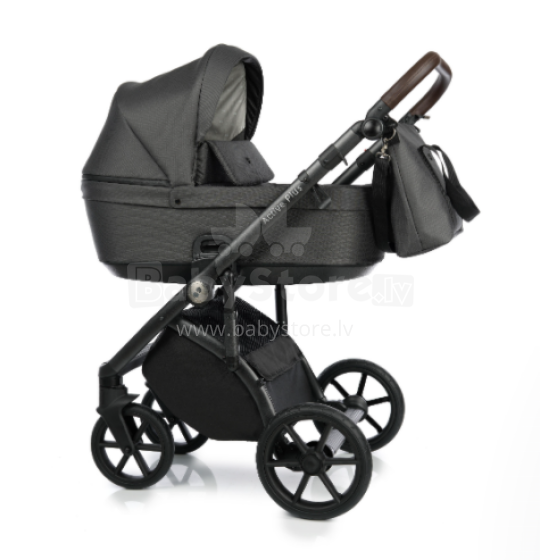 NordBaby Active Plus Granite Frame Art.129831 Forest Gray Bērnu universālie kulbu/sporta ratiņi 2 vienā (Skandināvu)
