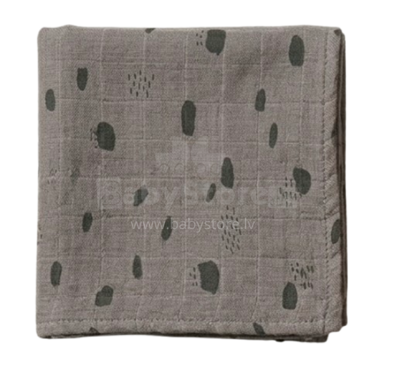 La bebe™ Muslīna sejas autiņš Spot Storm 1 gab. (30×30 cm)