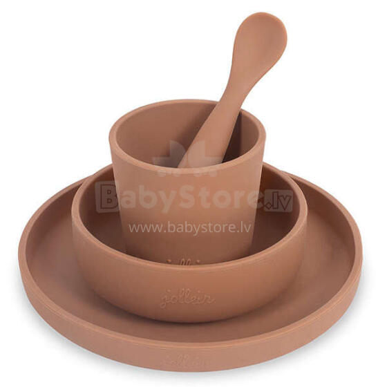 Jollein Dinner Set Silicone Caramel Art.705-007-00092