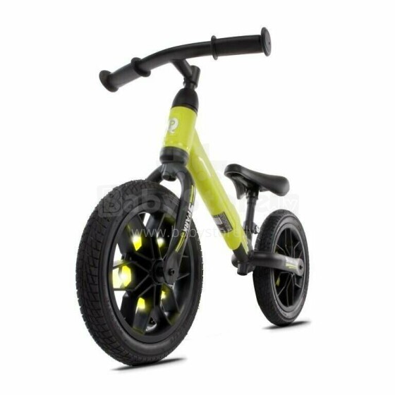 Aga Design Spark Led Art.129983 Green  Детский велосипед - бегунок с металлической рамой и подсветкой