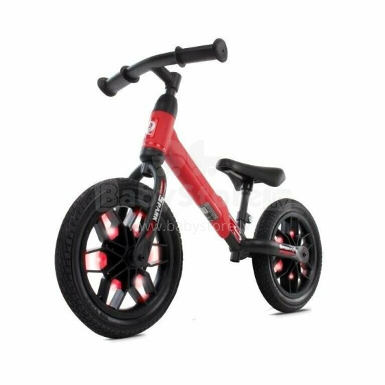 Aga Design Spark Led Art.129984 Red  Детский велосипед - бегунок с металлической рамой и подсветкой