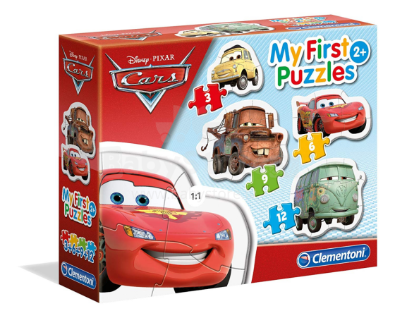 Clementoni My First Puzzle Cars Art.20804 Komplekts pirmās puzles