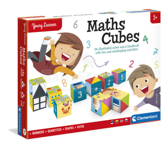 Clementoni Maths Cubes Art.50321 Matemātiskie kubi