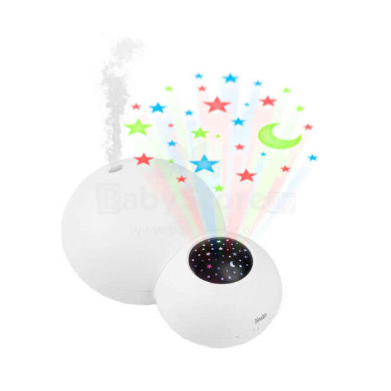 Alecto Baby Projector 2 in 1  Art.BC-21 Zvaigžņu debess projektors-naktslampiņa/gaisa mitrinātājs