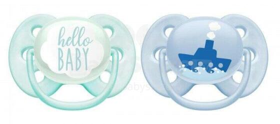 Philips Avent Ultra Soft Deco Art.SCF222/01  māneklītis 0-6 mēn(2 gab)
