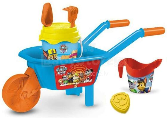 Mondo Sand Toys Paw Patrol Art.28315   Набор для игры в песочнице с тачкой